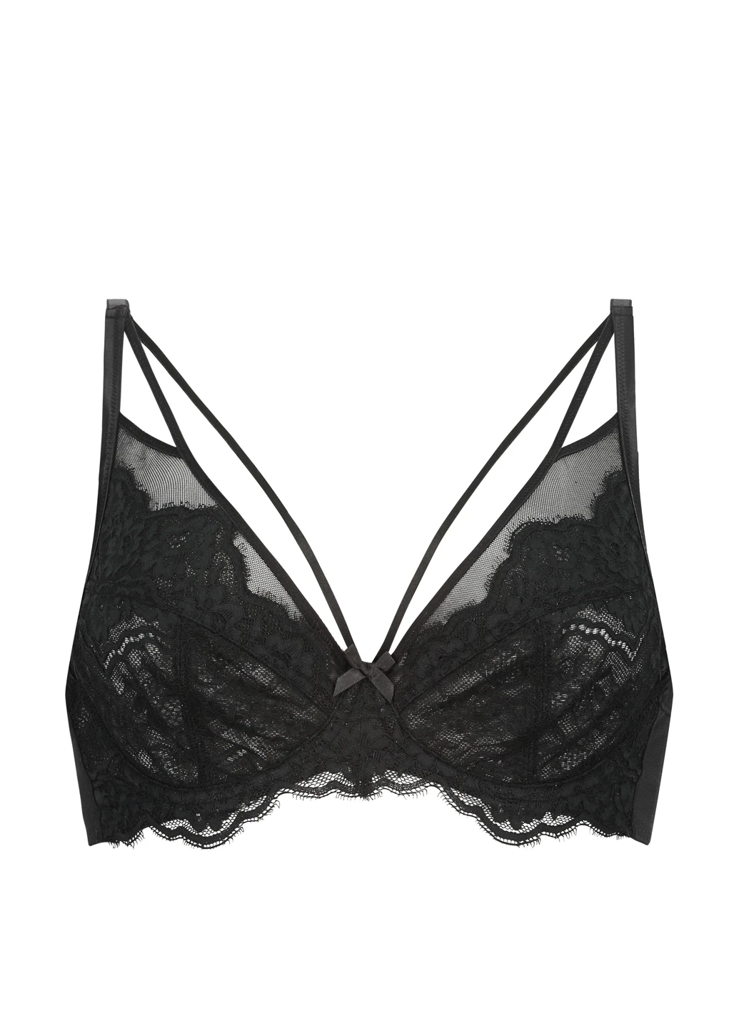 Чорний бюстгальтер Hunkemoller з кісточками поліамід