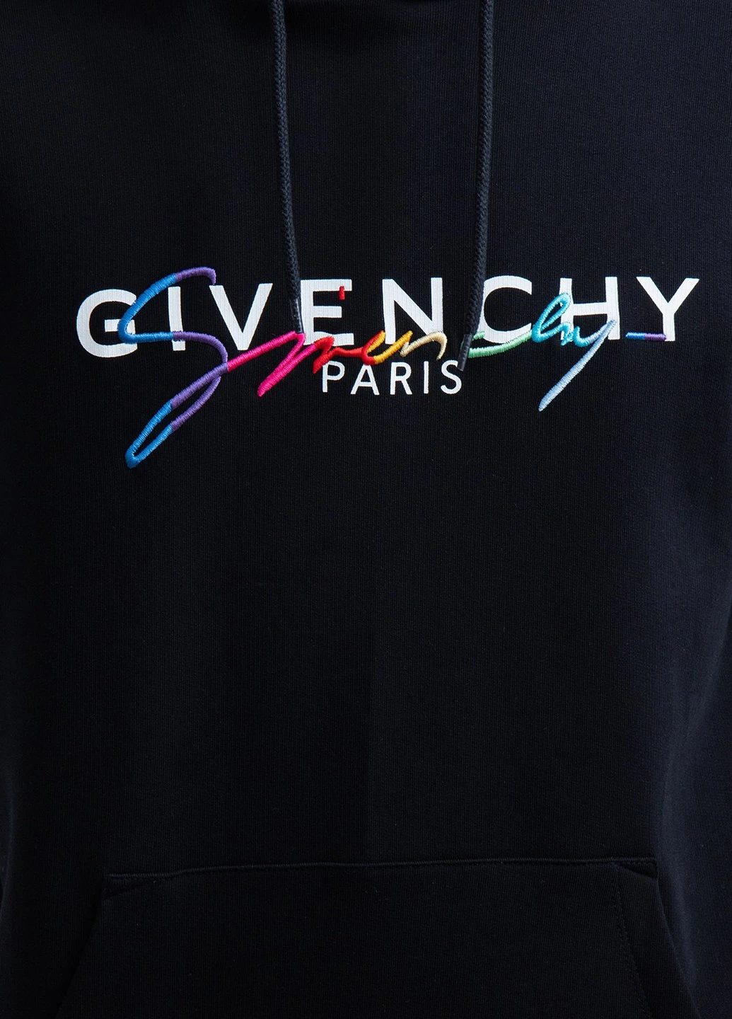Черный хлопковый худи с логотипом Givenchy (251176507)