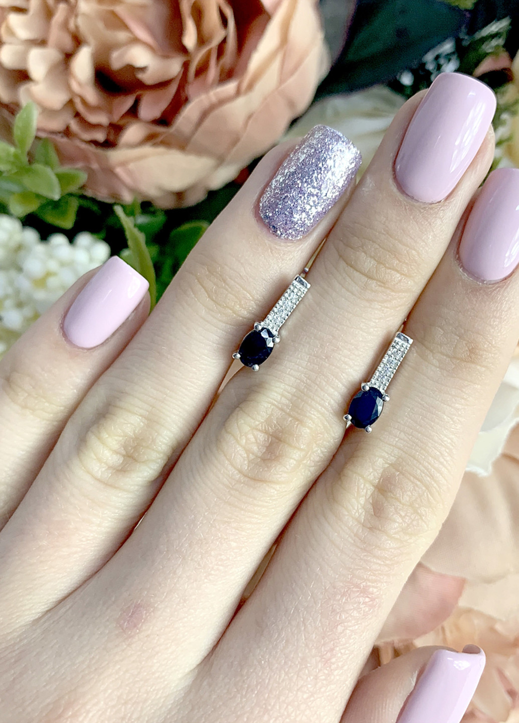 Серьги Silver Flame (132949212)