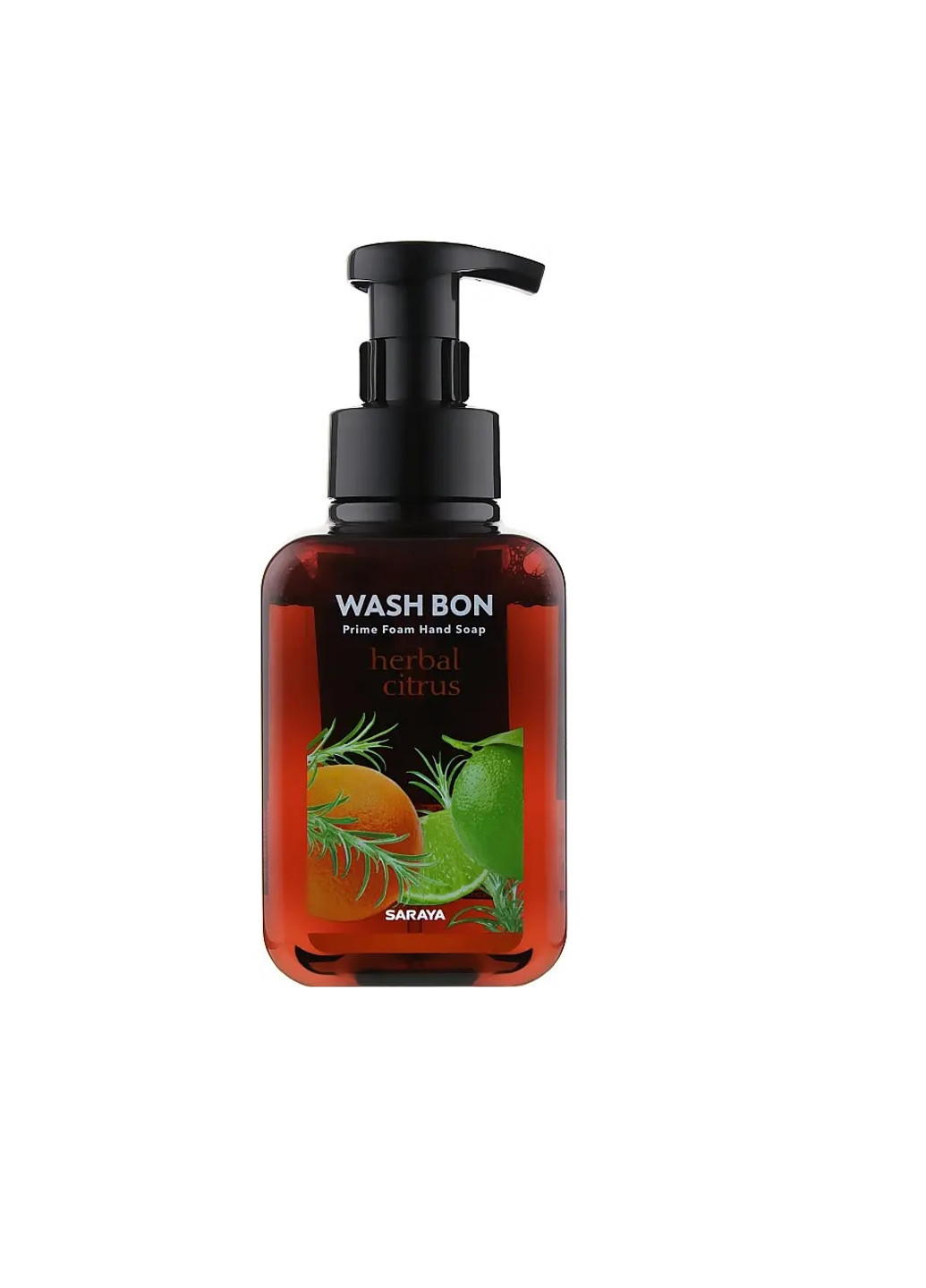 Пена-мыло для рук с ароматом цитрусов с помпой 500 мл WASH BON (252305646)
