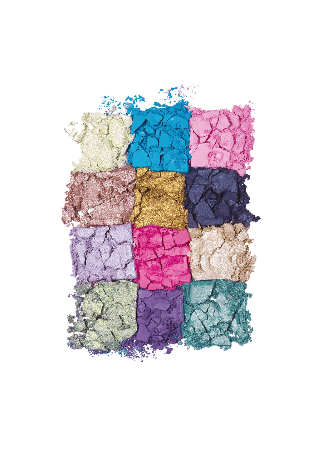 Палетка тіней для повік (12 кольорів) Vivienne Sabo LE CRISTALE безбарвна