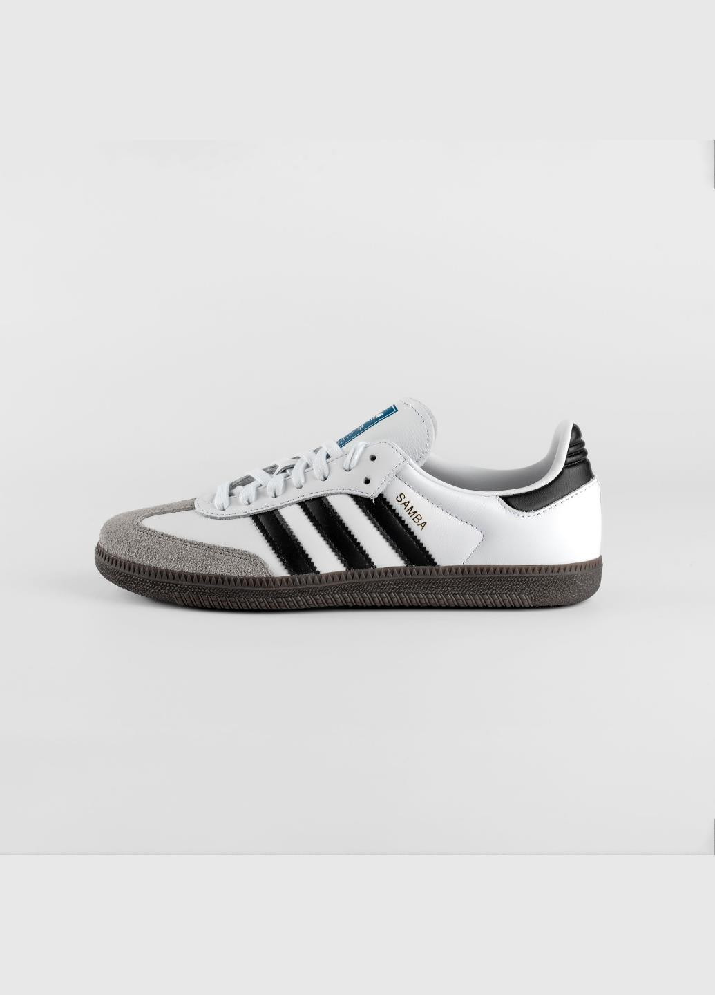 Кросівки B75806-W adidas Samba OG White білі демісезони (317231525)