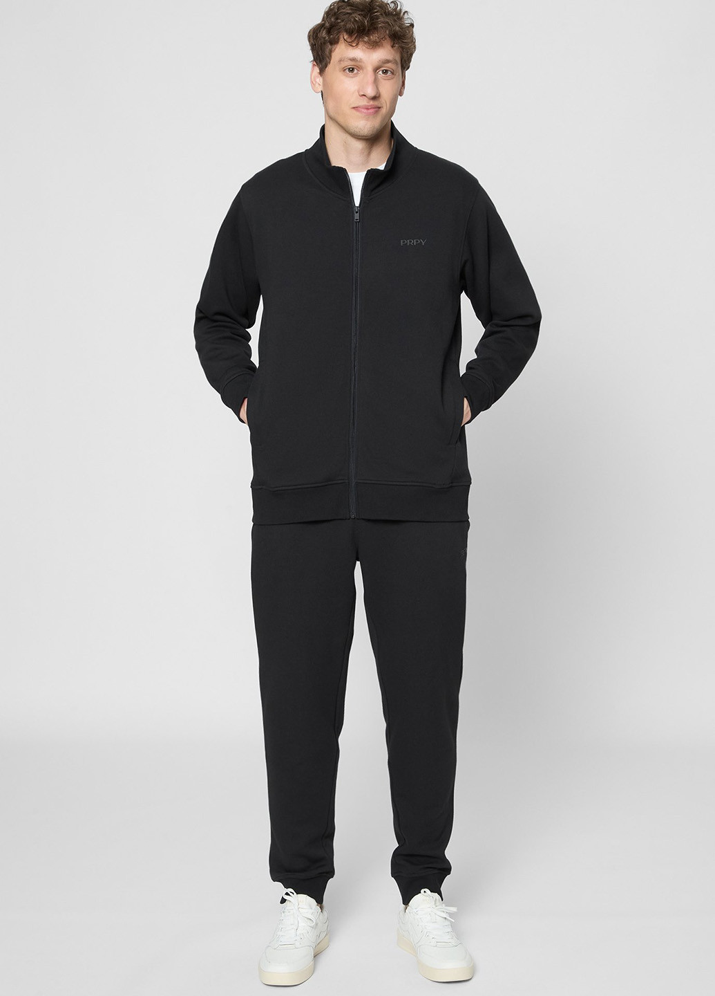 Черные спортивные демисезонные джоггеры брюки PRPY