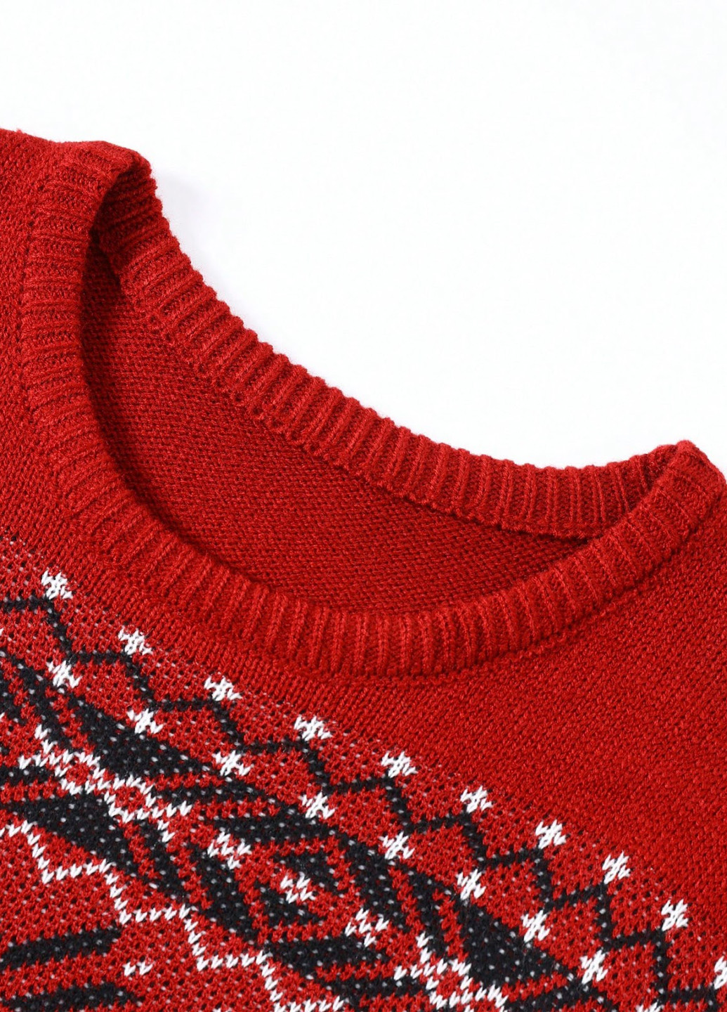 Комбинированный зимний джемпер джемпер SHEIN