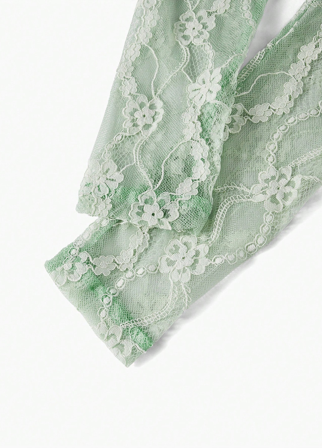 Мятное вечернее платье SHEIN однотонное