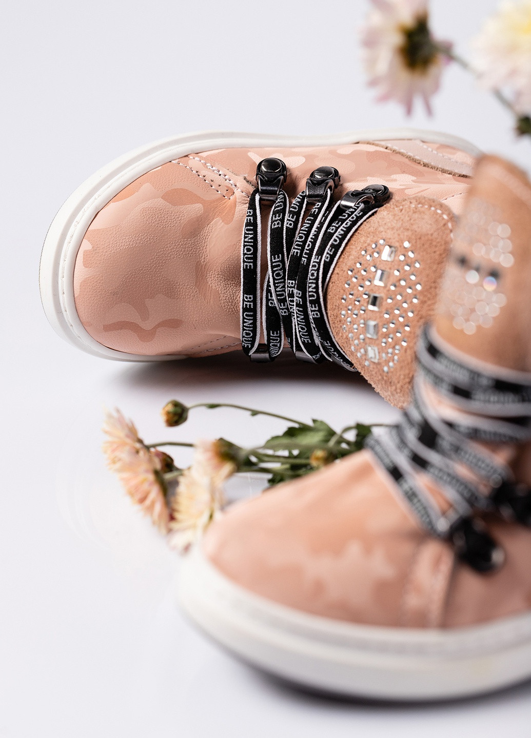 Розовые кэжуал зимние ботинки зимние из натуральной кожи на девочку Tutubi