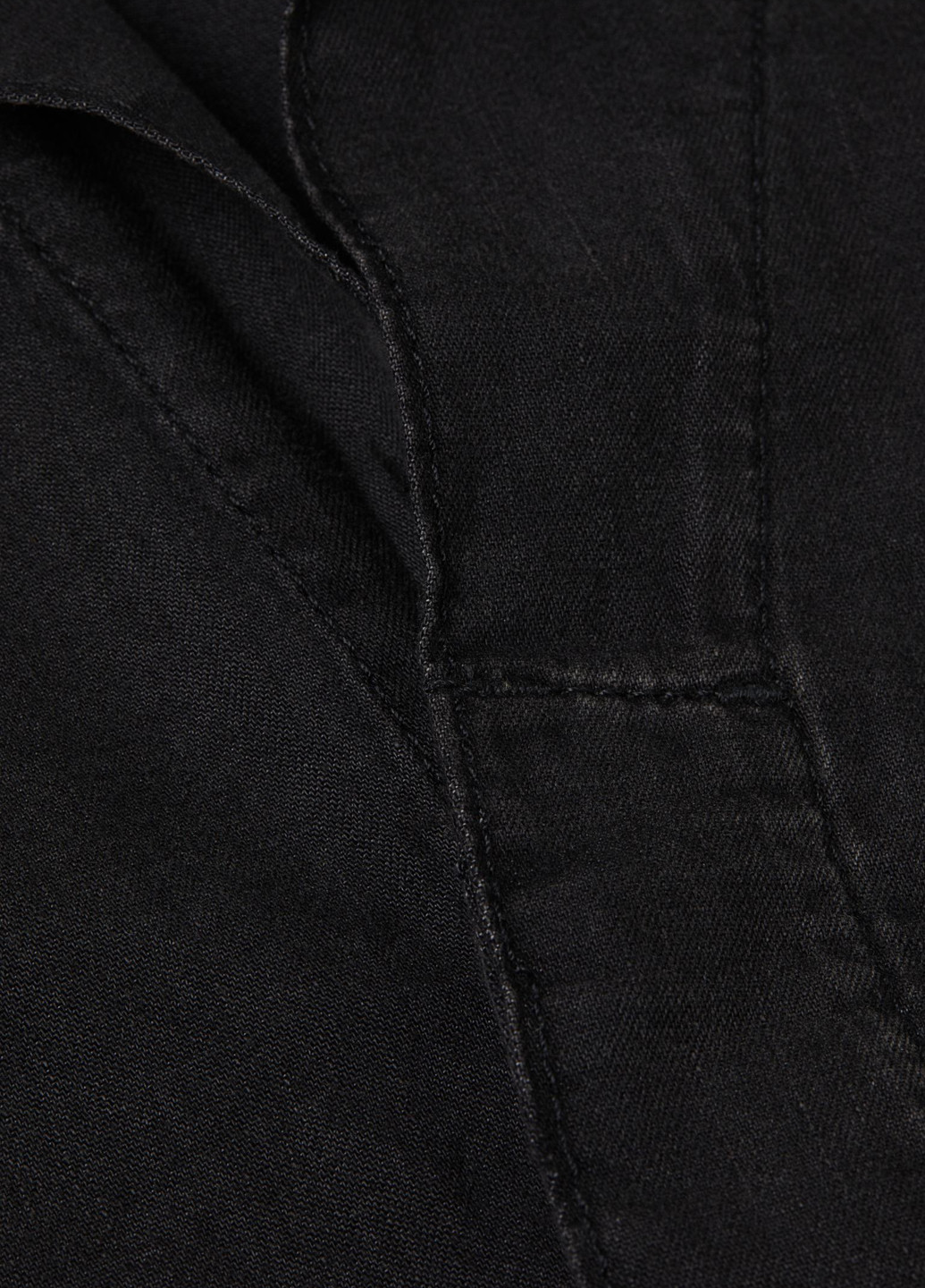 Комбинезон H&M комбинезон-шорты однотонный тёмно-серый денил хлопок
