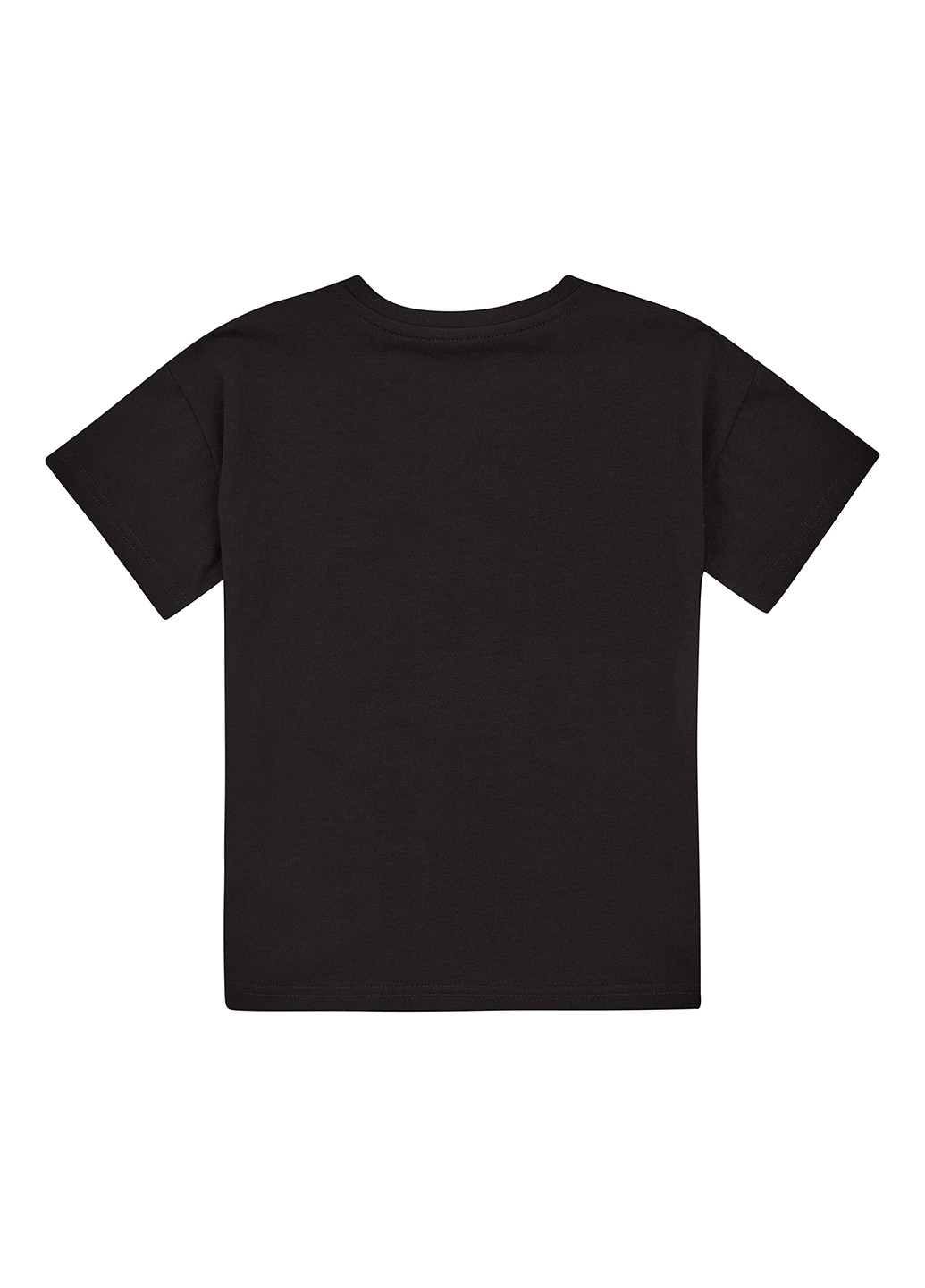 Чорна літня футболка Flamingo