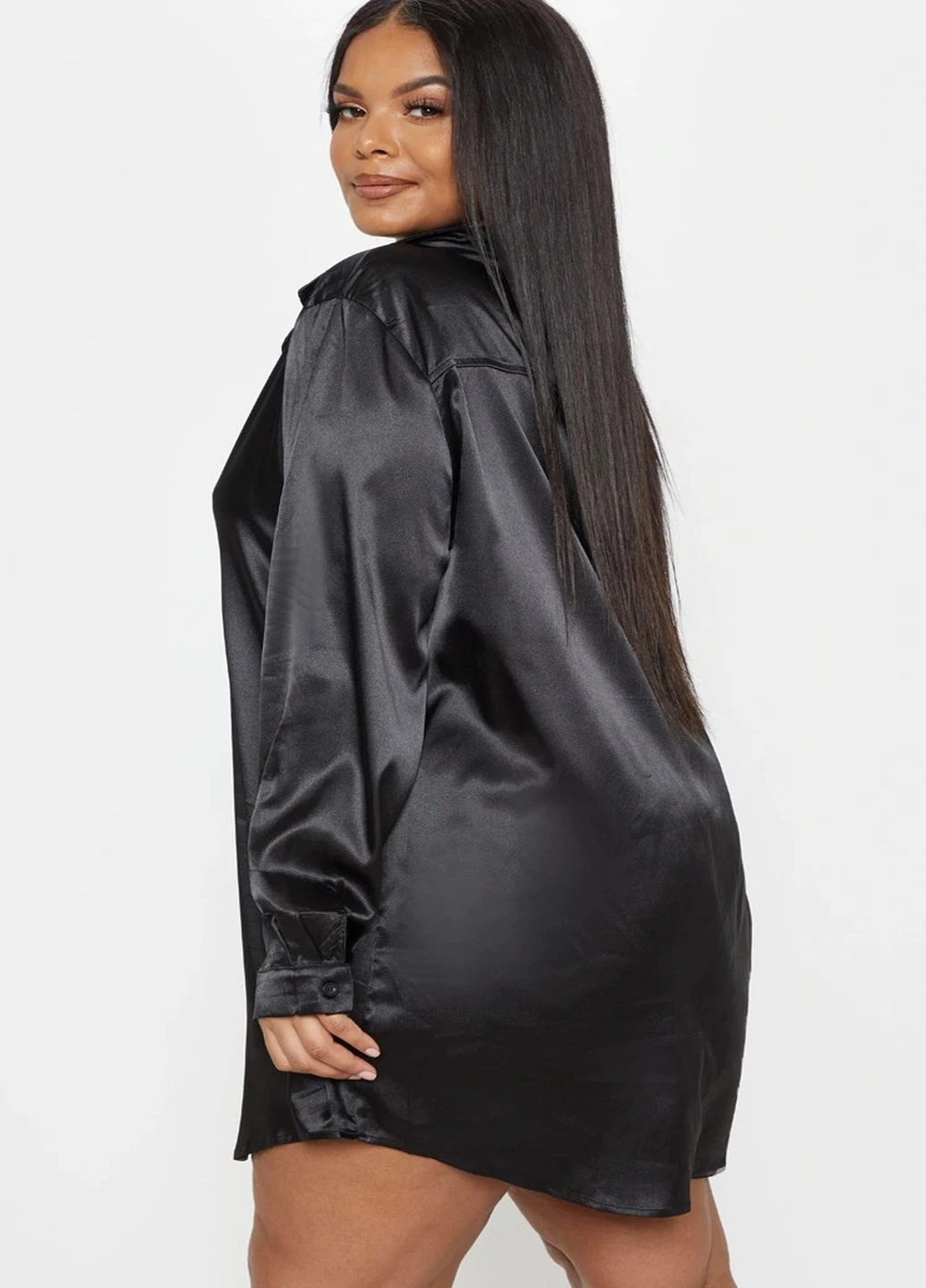 Чорна кежуал сукня PrettyLittleThing однотонна