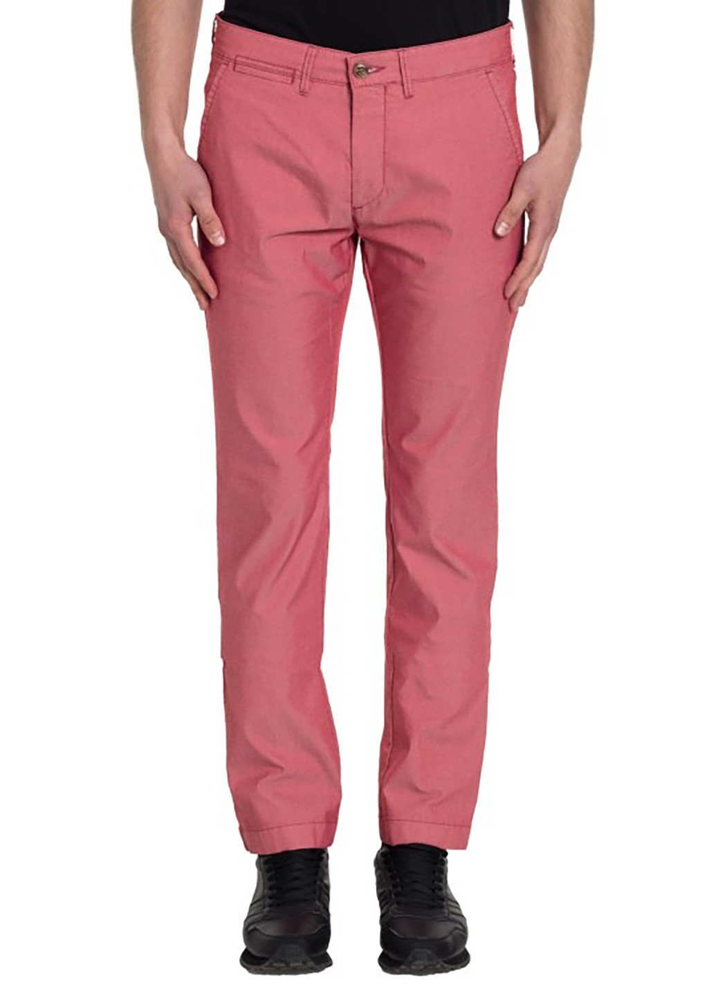 Розовые кэжуал демисезонные брюки Pierre Cardin