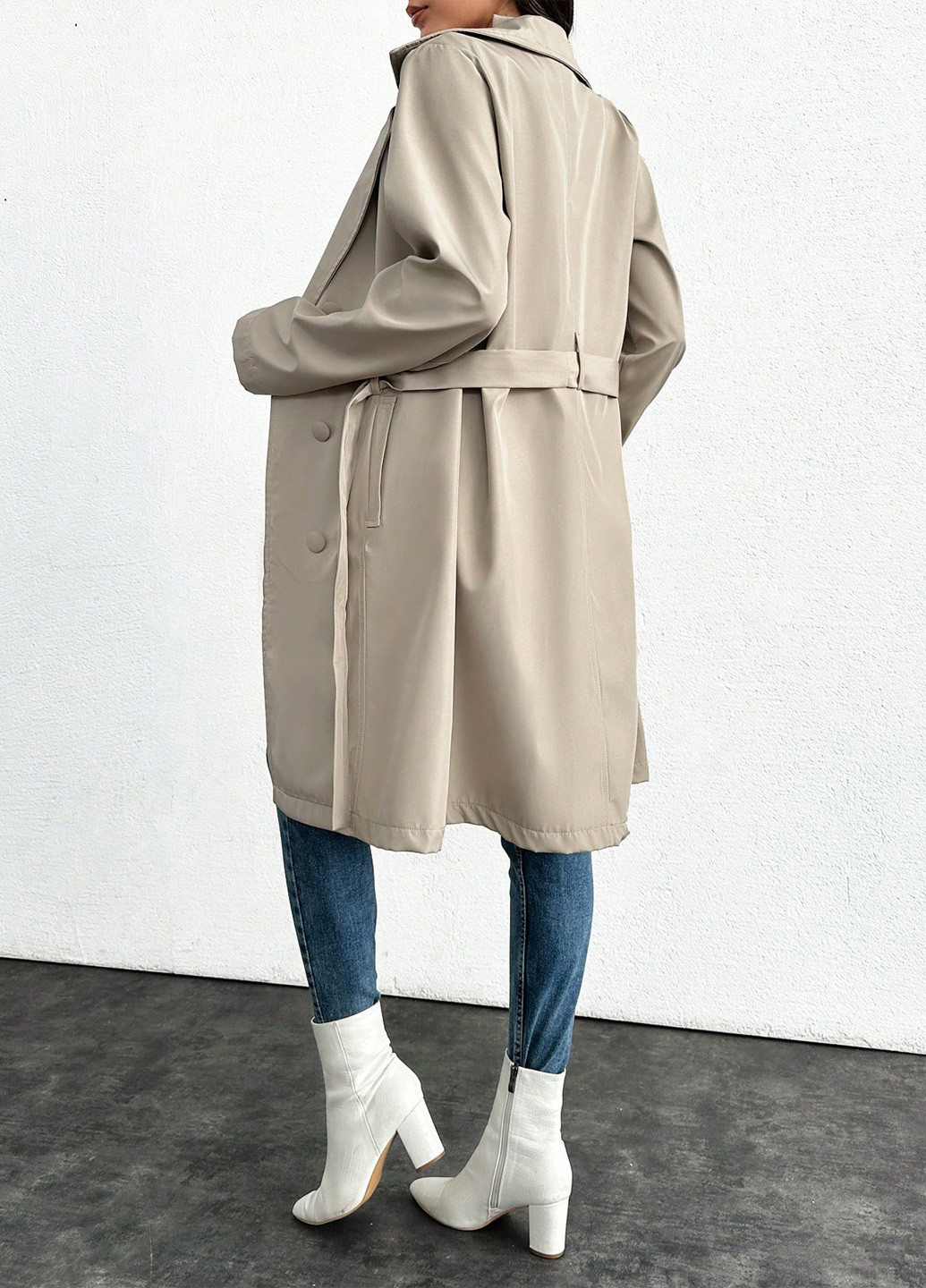 Плащ SHEIN на гудзиках демісезон (337833604)