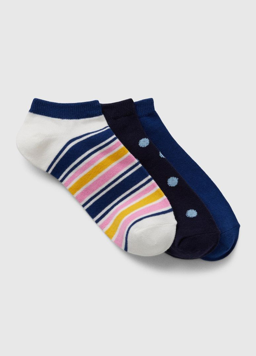 Сині шкарпетки (3 пари) Gap абстрактні (335263153)
