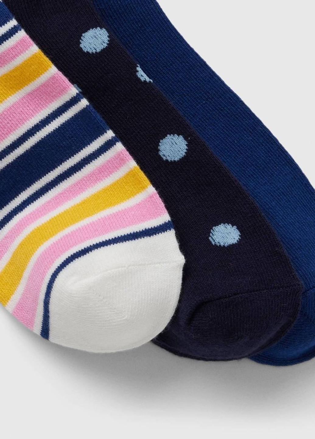 Сині шкарпетки (3 пари) Gap абстрактні (335263153)