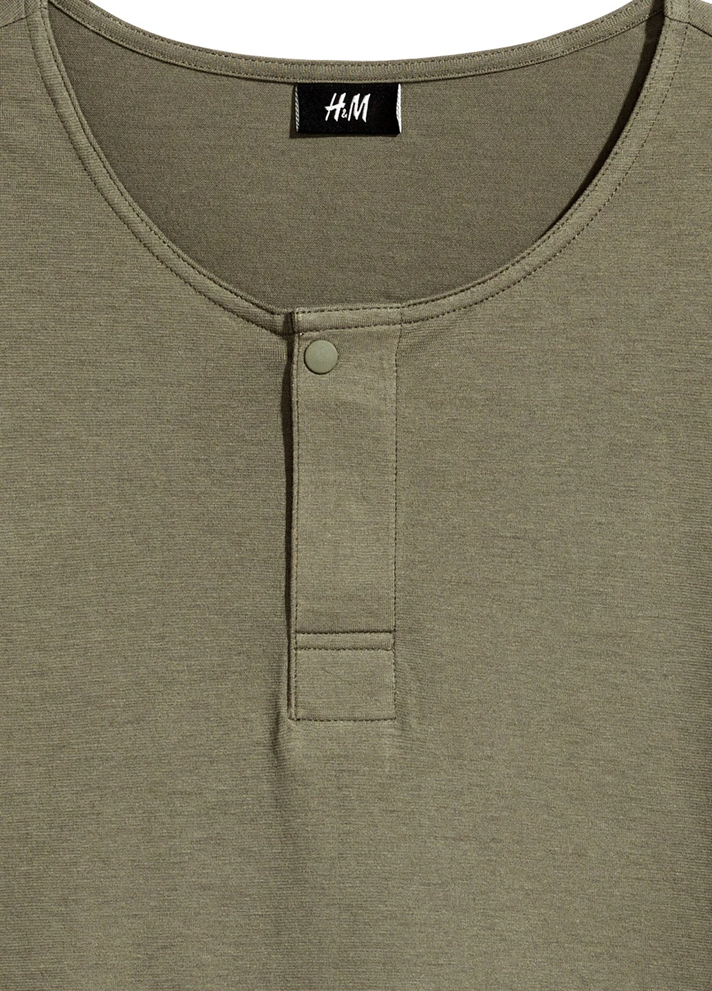 Хаки (оливковая) футболка H&M