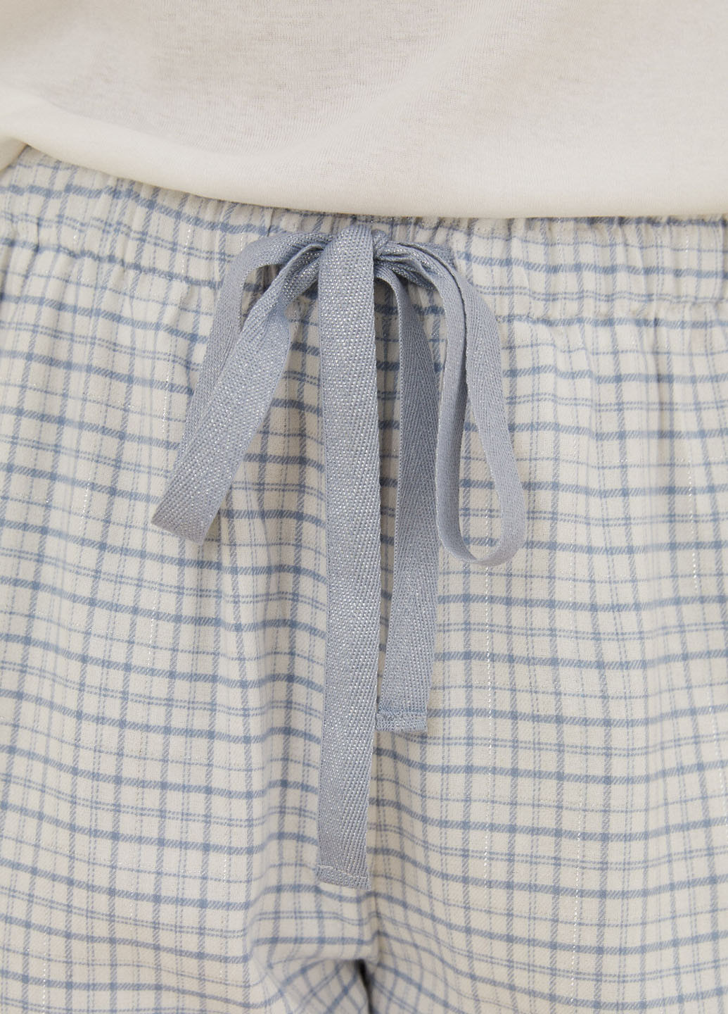 Голубые домашние демисезонные прямые брюки Women'secret