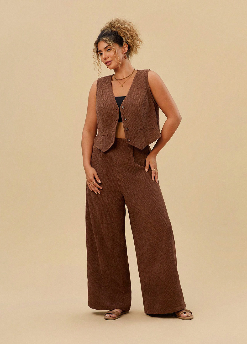 Костюм (жилет, брюки) SHEIN (342411626)