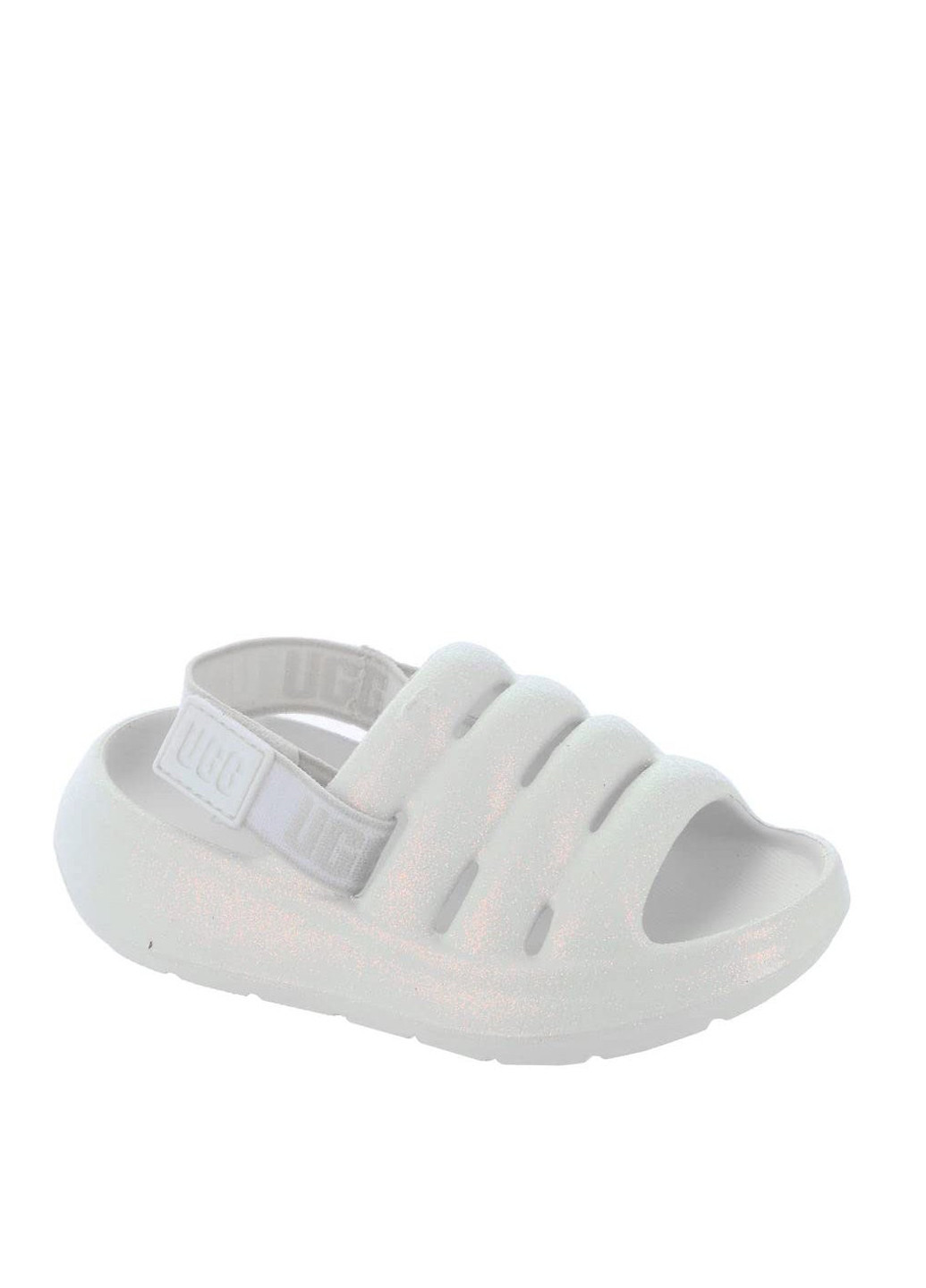 Молочные пляжные, кэжуал сандалии UGG на липучке
