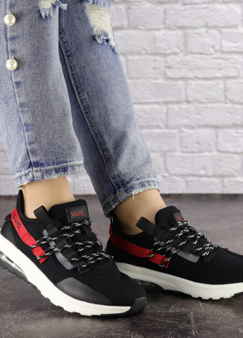 Женские кроссовки Ninja 1570 23 Черный Fashion комбинированные демисезоны (223576349)