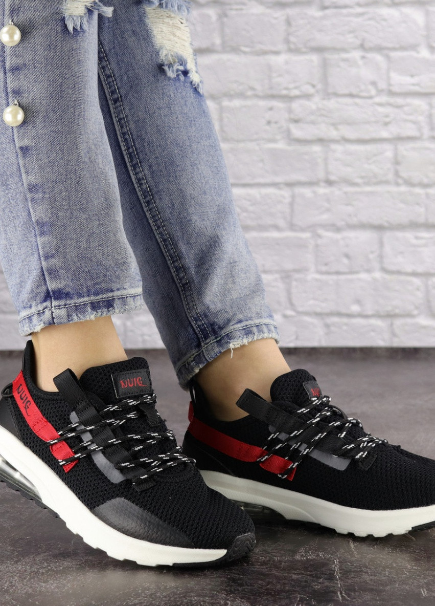 Женские кроссовки Ninja 1570 23 Черный Fashion комбинированные демисезоны (223576349)