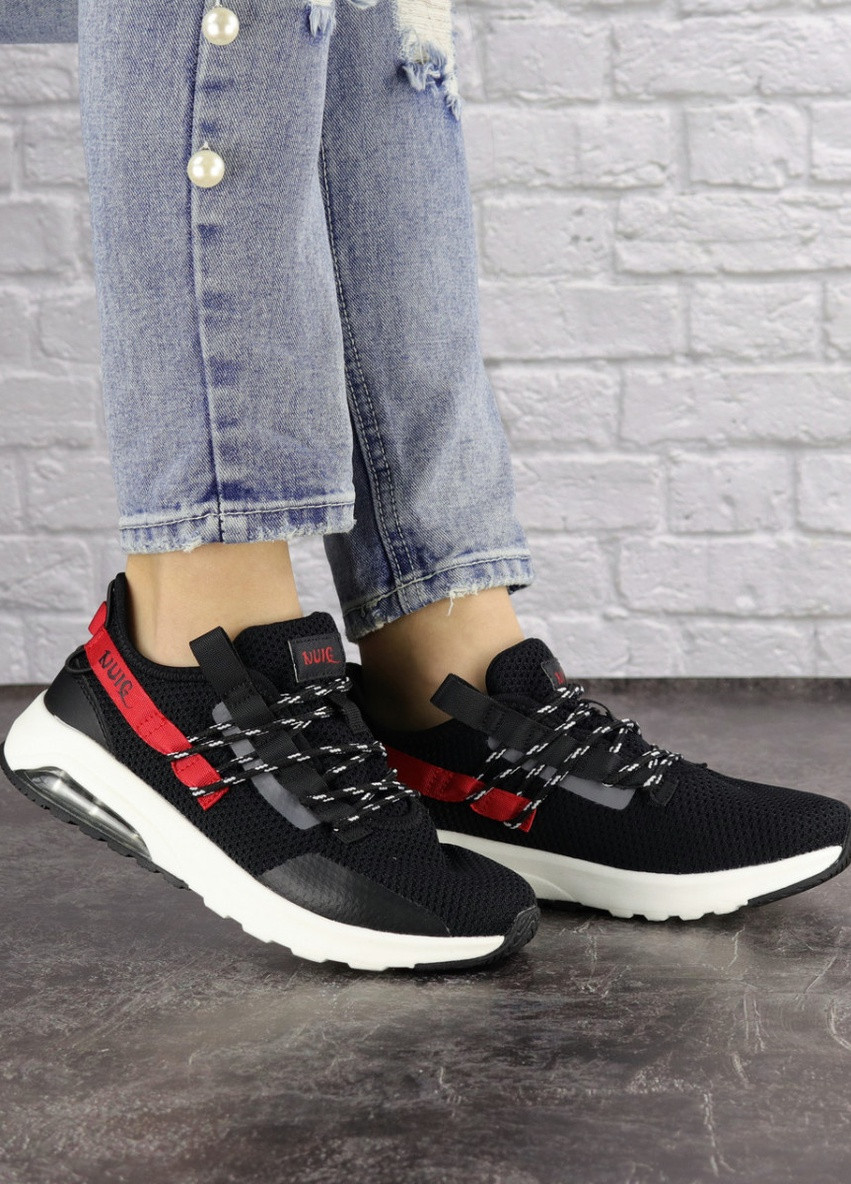 Женские кроссовки Ninja 1570 23 Черный Fashion комбинированные демисезоны (223576349)