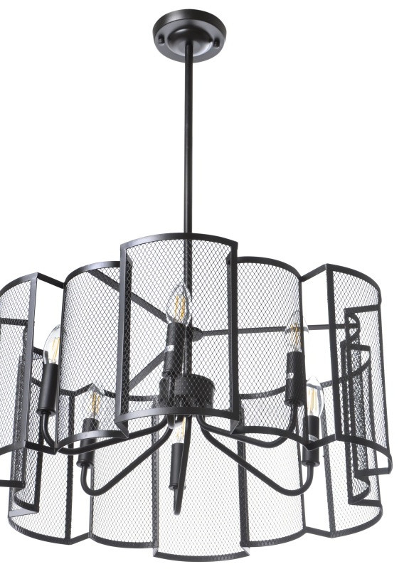 Люстра стельова лофт BL-400S/6 E14 BK Brille (253886427)