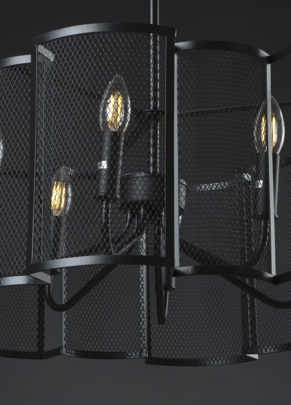 Люстра стельова лофт BL-400S/6 E14 BK Brille (253886427)