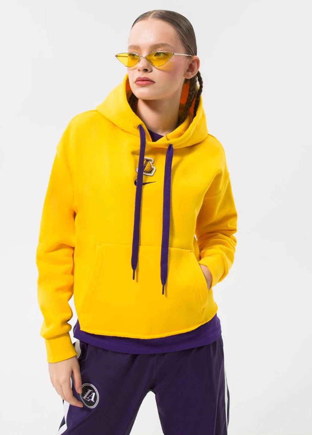 Худи DN4735-728 Nike Los Angeles Lakers Courtside (326888178)