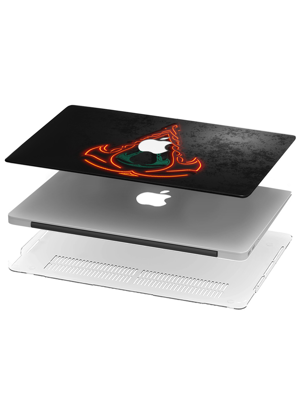 Чехол пластиковый для Apple MacBook Air 13 A1466 / A1369 Кредо Убийцы (Logo Assassin’s Creed) (6351-2443) MobiPrint (218867500)