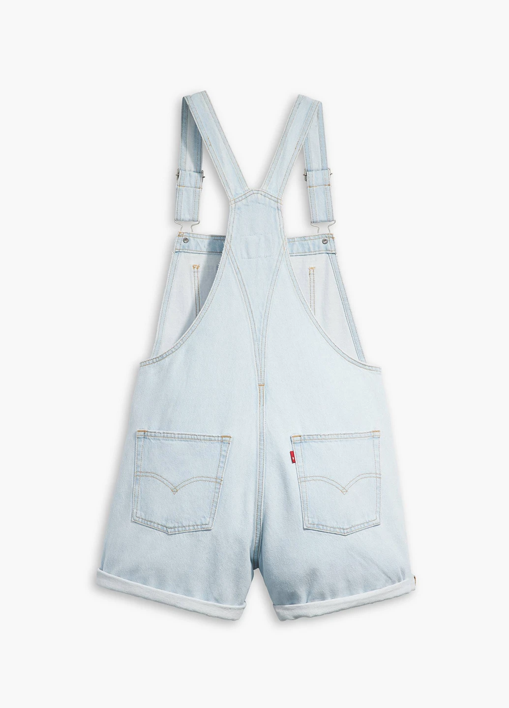 Комбінезон Levi's комбінезон-шорти однотонний блакитний джинсовий бавовна