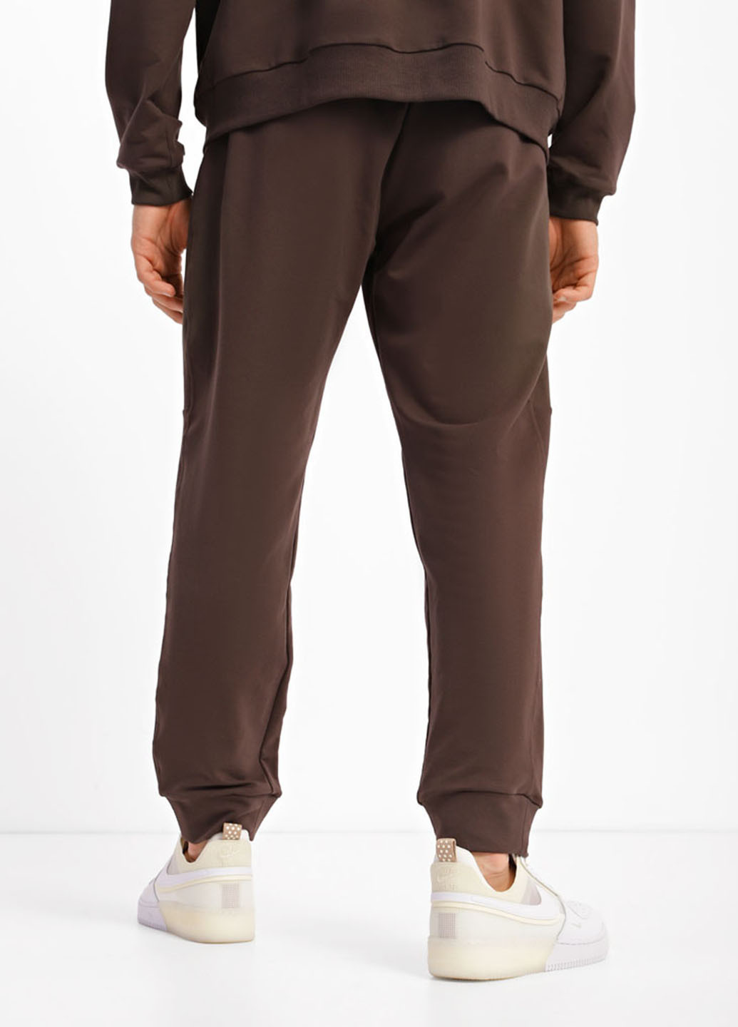 Темно-коричневые спортивные демисезонные джоггеры брюки Promin