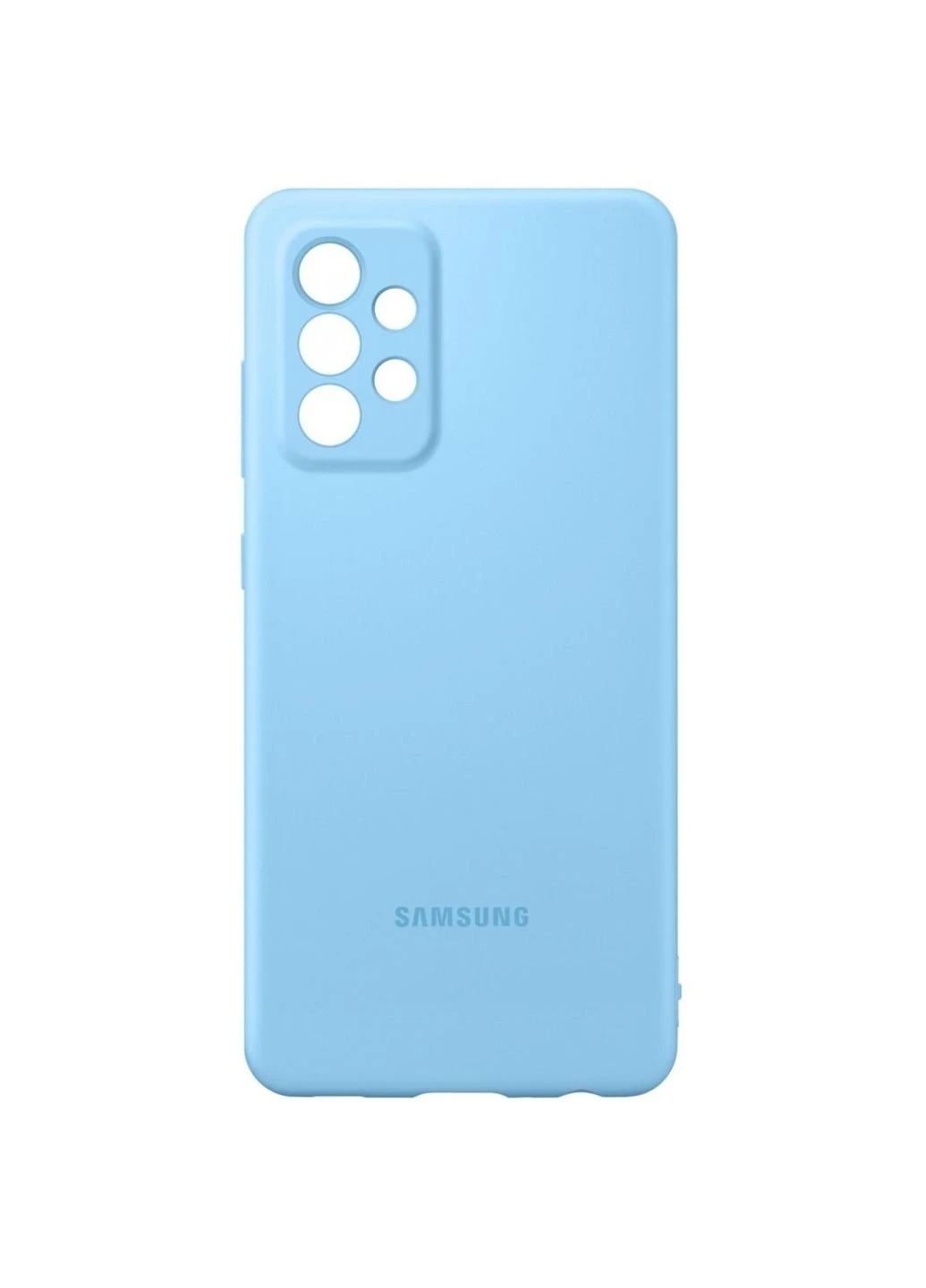 Чохол для мобільного телефону Galaxy A52/A525 Silicone Cover Blue (EF-PA525TLEGRU) Samsung (252579065)