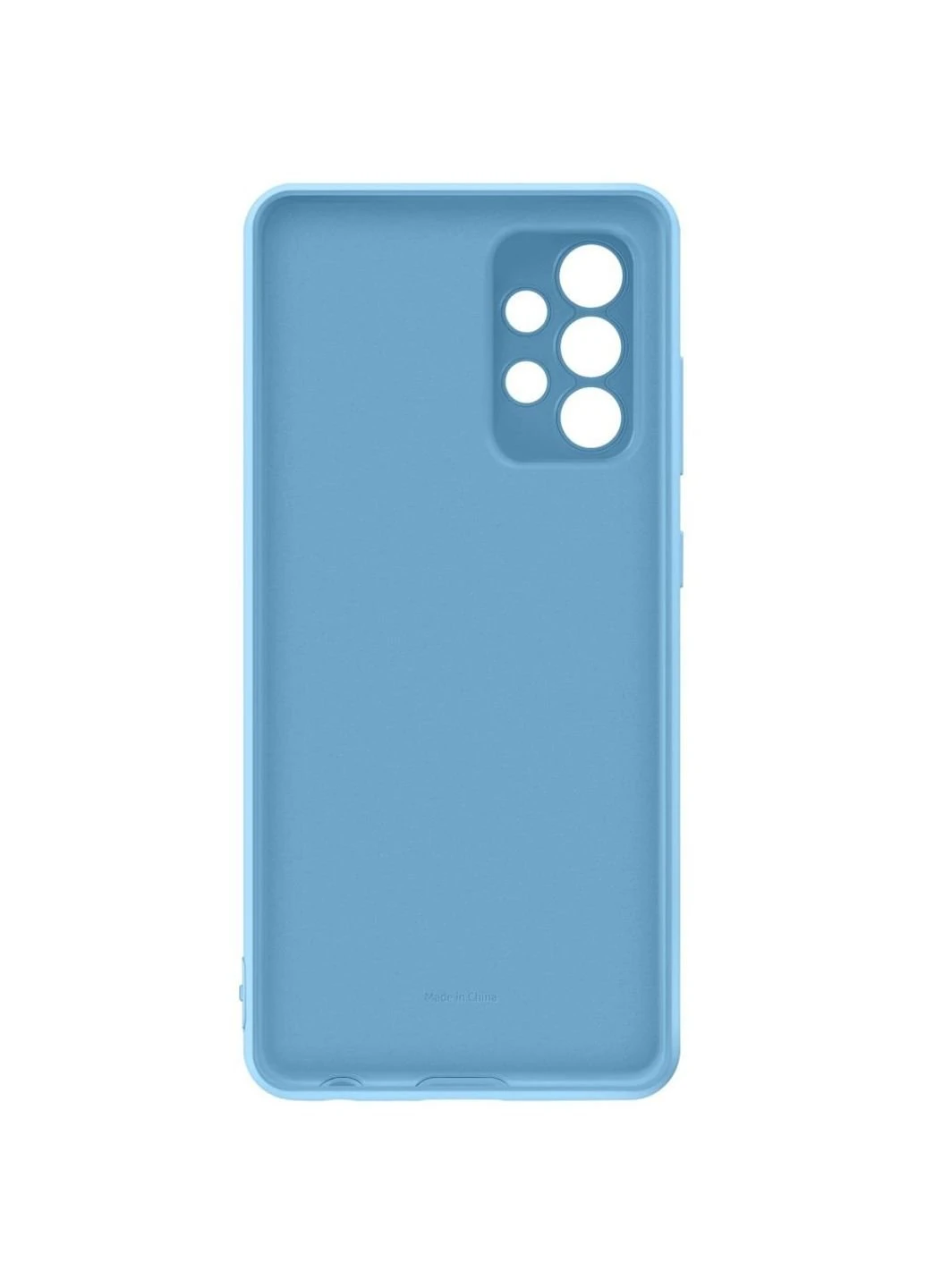 Чохол для мобільного телефону Galaxy A52/A525 Silicone Cover Blue (EF-PA525TLEGRU) Samsung (252579065)