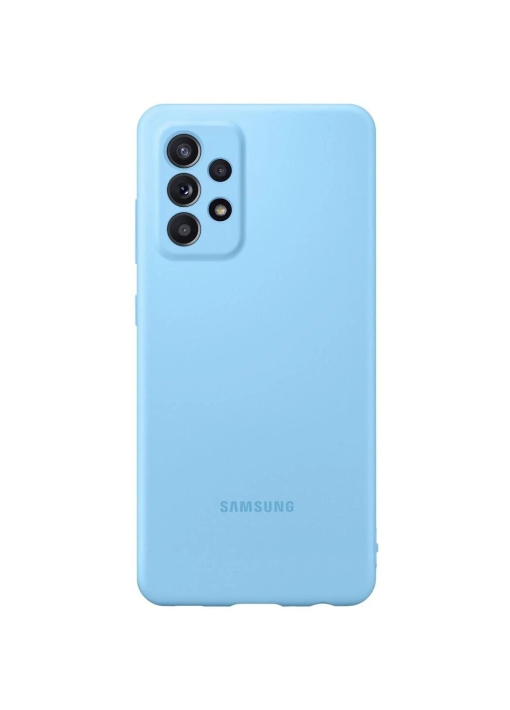 Чохол для мобільного телефону Galaxy A52/A525 Silicone Cover Blue (EF-PA525TLEGRU) Samsung (252579065)