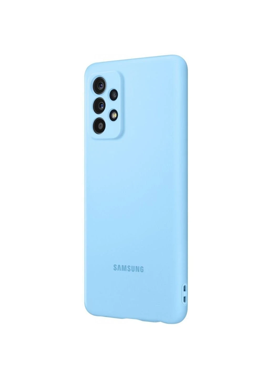 Чохол для мобільного телефону Galaxy A52/A525 Silicone Cover Blue (EF-PA525TLEGRU) Samsung (252579065)