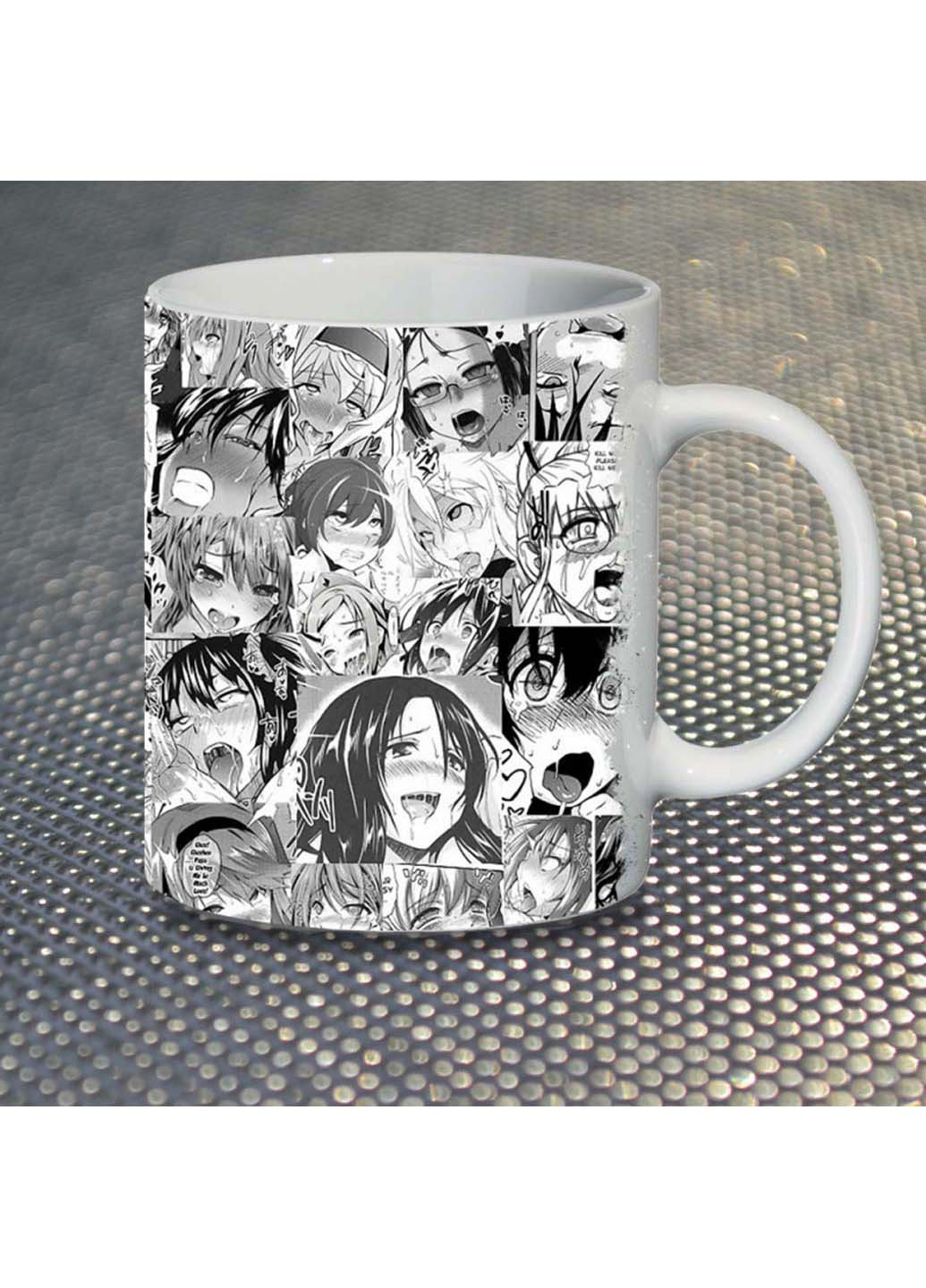 Чашка Fan Girl Ахегао Коллаж Ahegao New 330 мл (254914007)