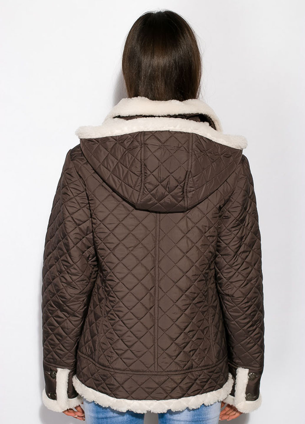 Коричнева зимня куртка Time of Style