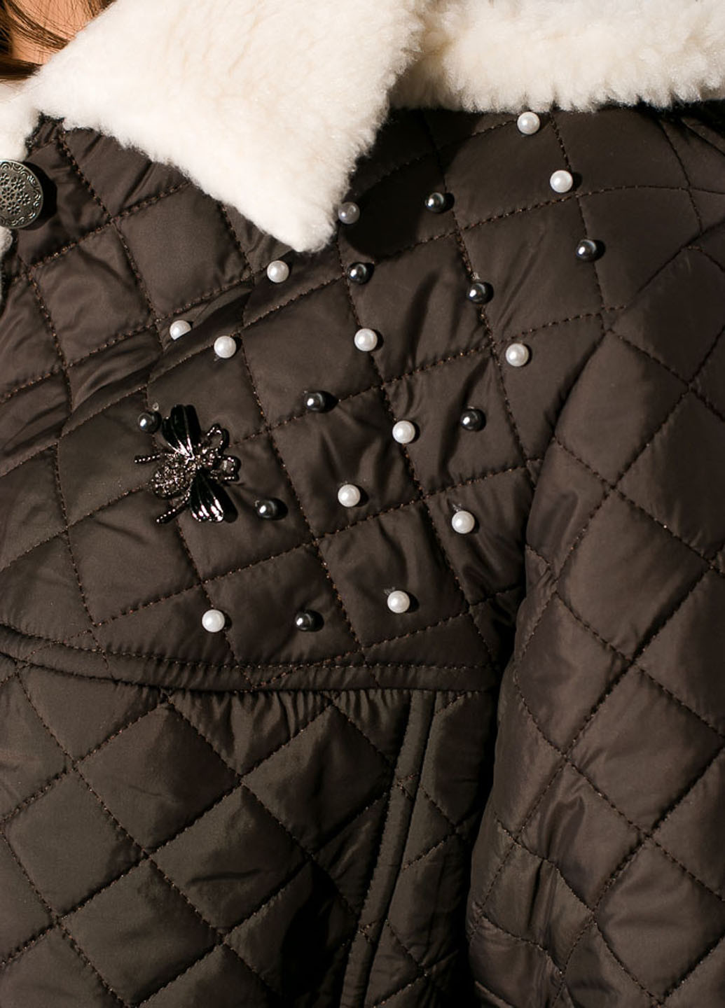 Коричнева зимня куртка Time of Style