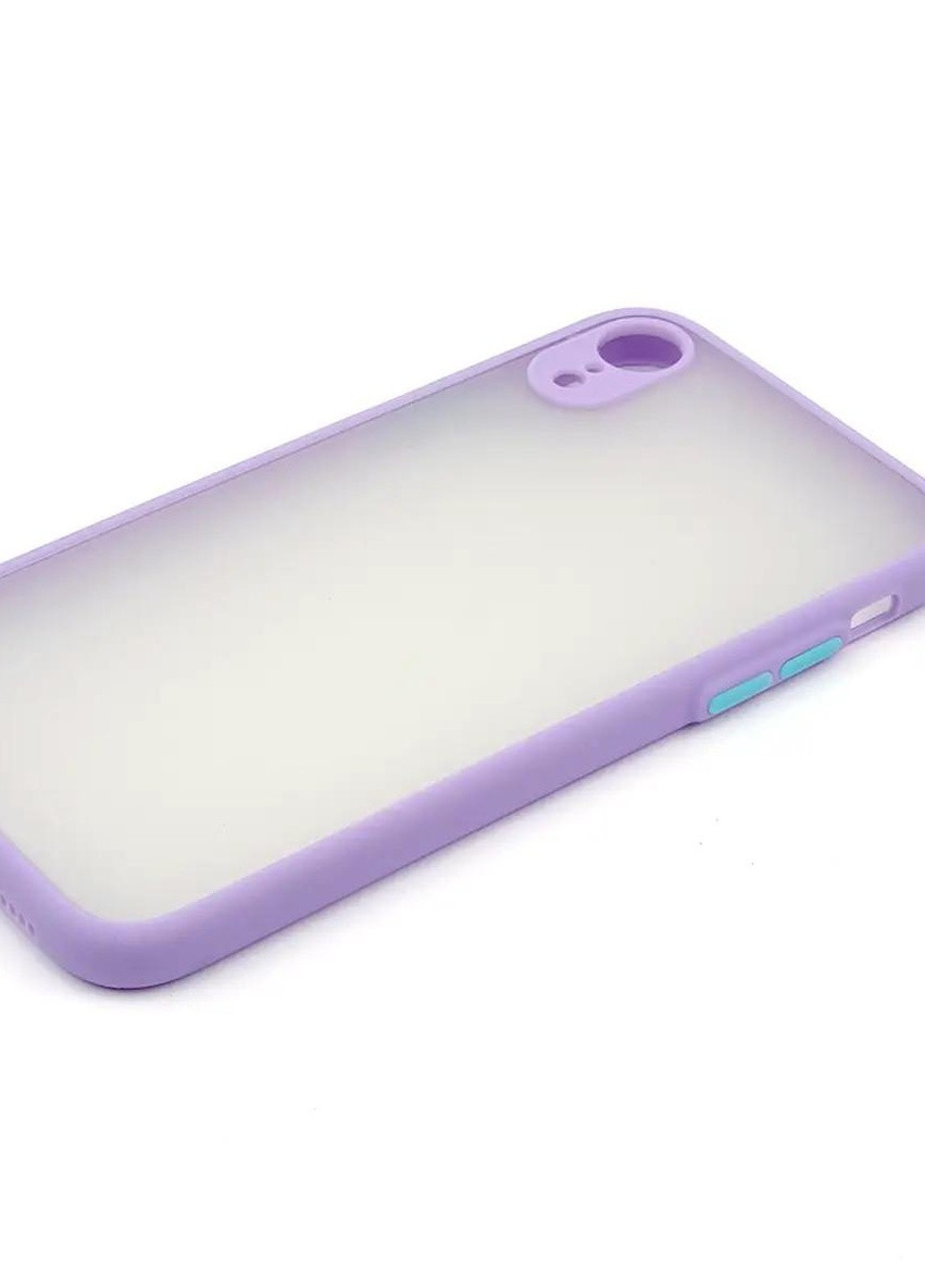 Силіконовий Чохол Накладка Avenger Totu Series Separate Camera iPhone Xr Purple No Brand (254091356)