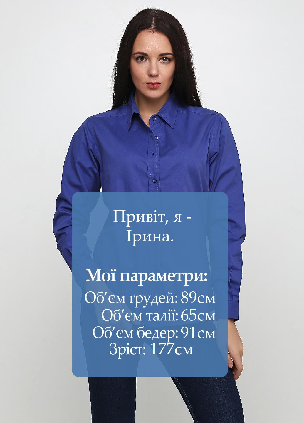 Синяя демисезонная блуза PORT