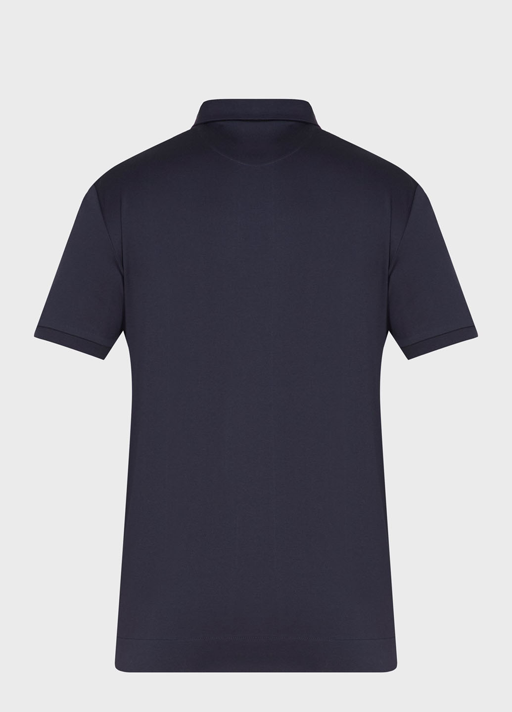 Синяя футболка-поло для мужчин Gant однотонная