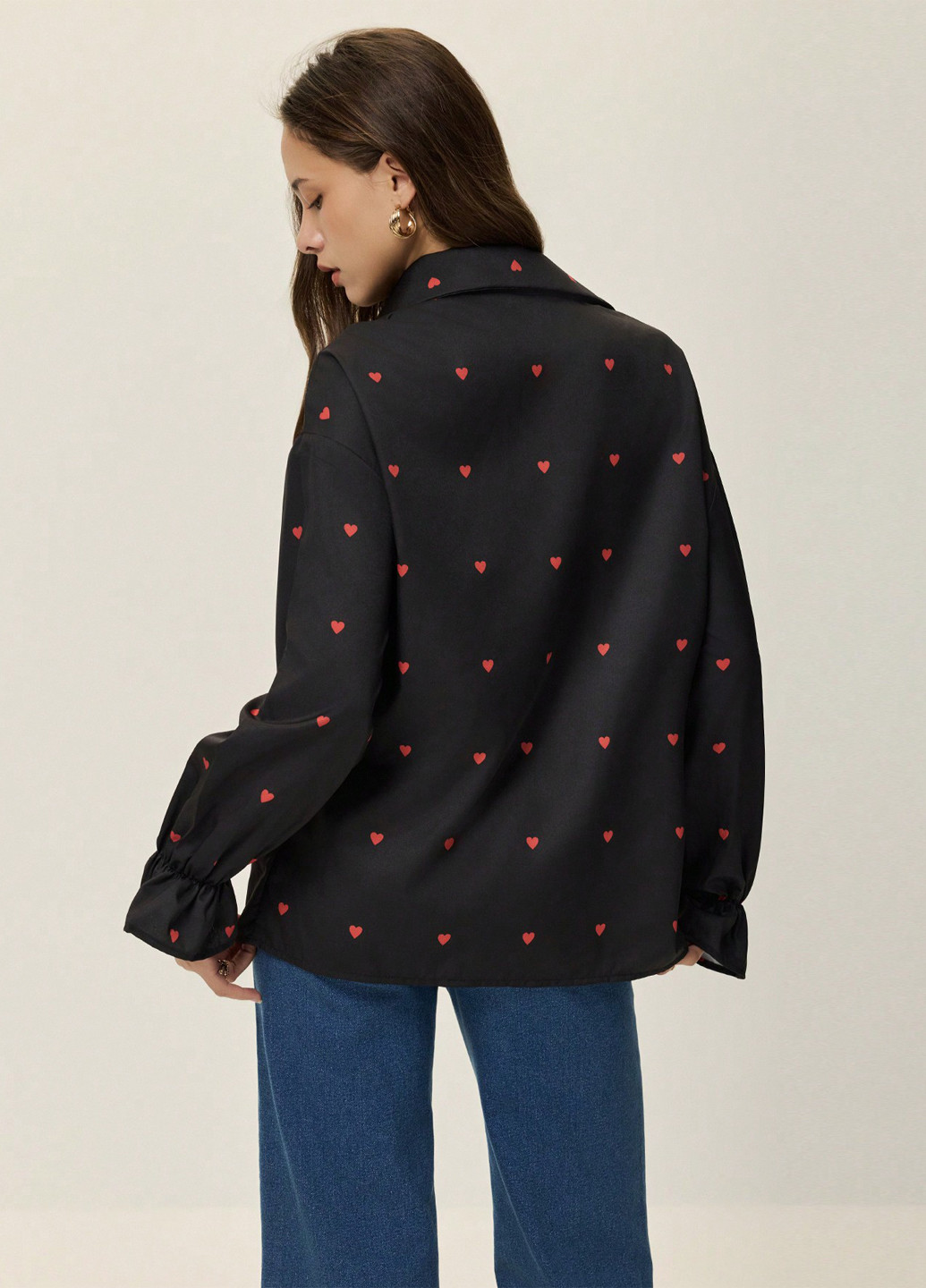 Чёрная блуза SHEIN