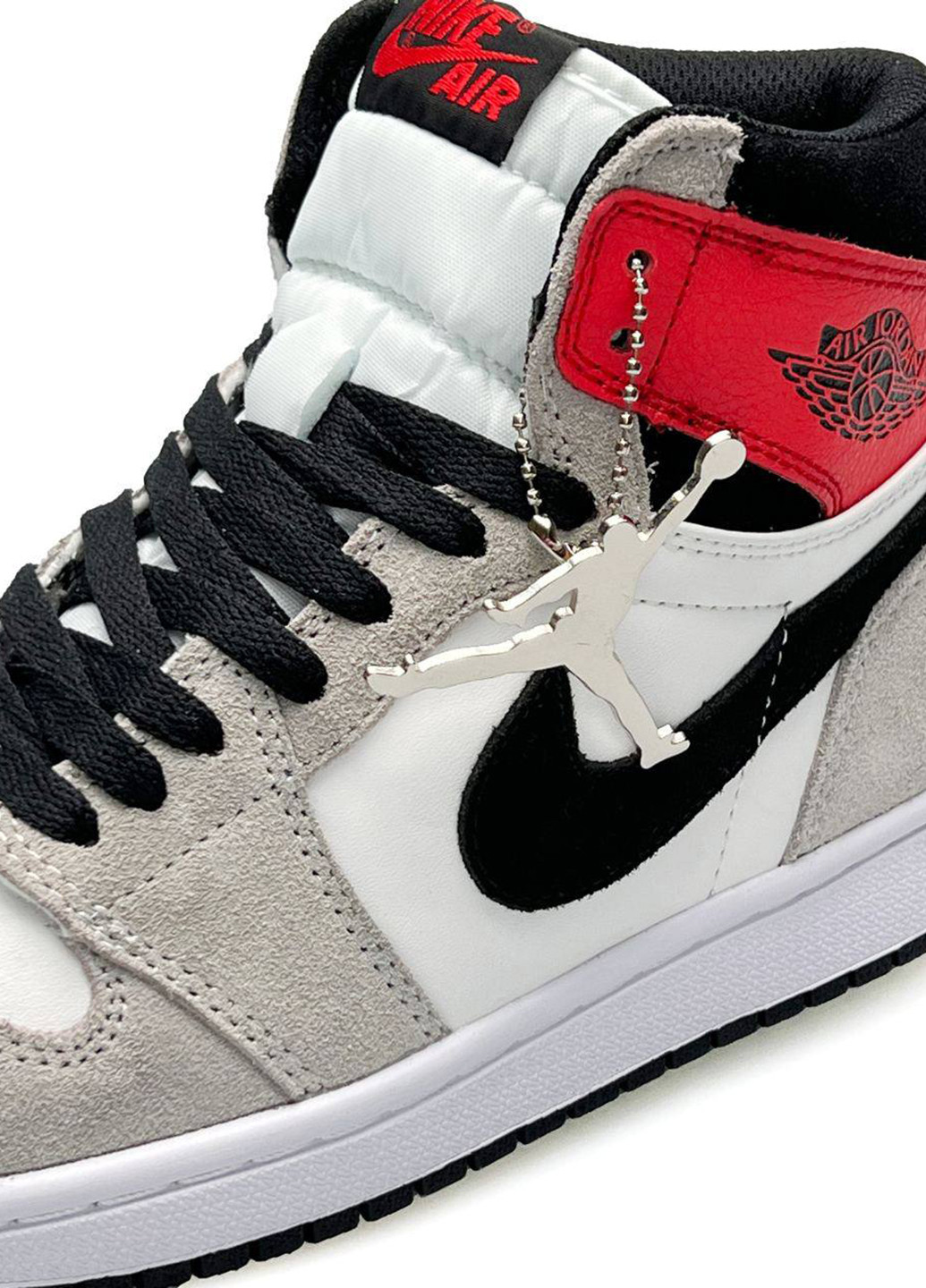 Grey black sales red jordans
