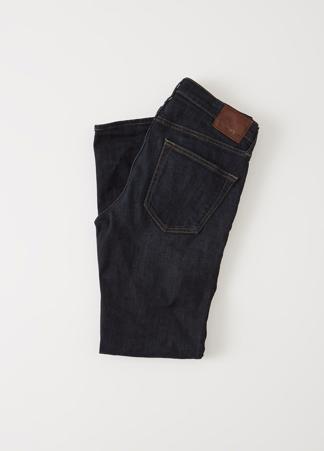 Темно-синие демисезонные джинсы Abercrombie & Fitch