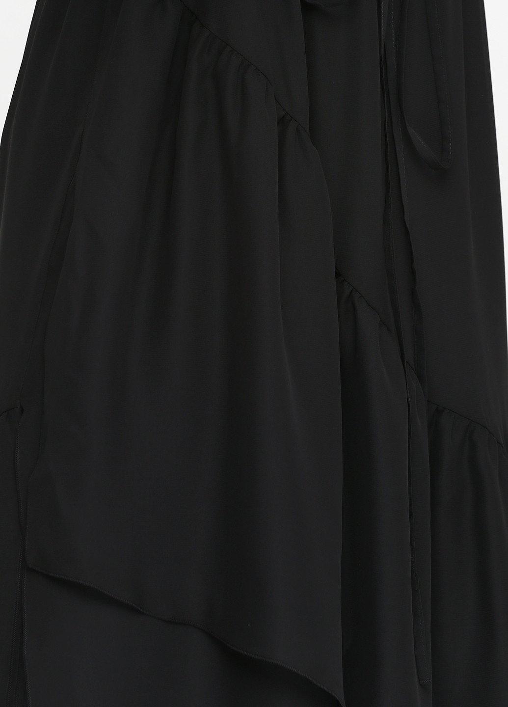 Чорна коктейльна сукня а-силует My Caramele однотонна