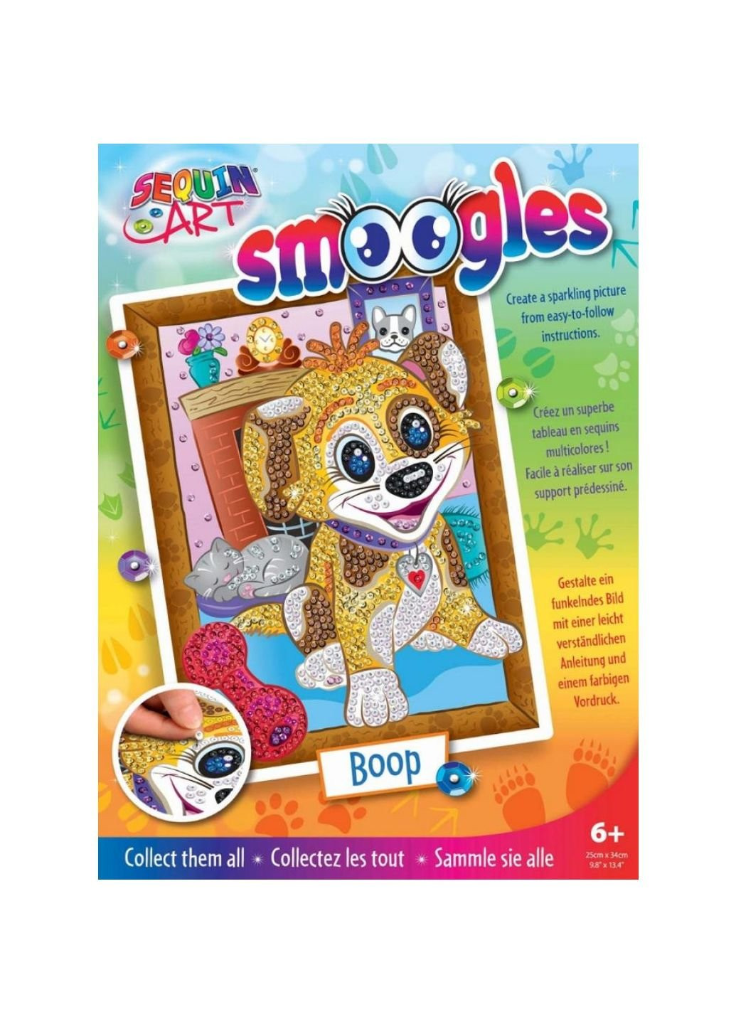 Набір для творчості SMOOGLES Цуценя (SA1816) Sequin Art (254080971)
