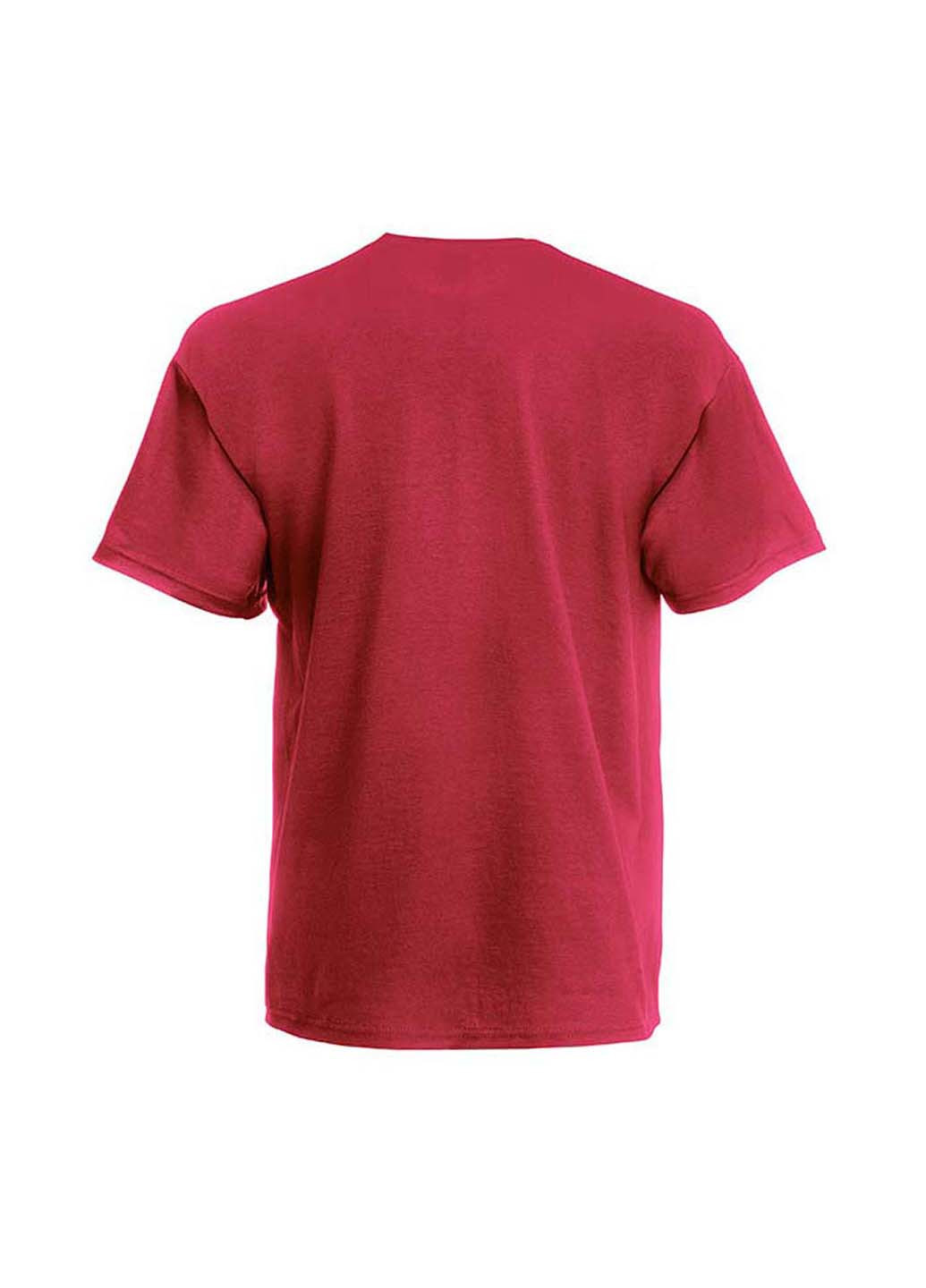 Красная демисезонная футболка Fruit of the Loom D0610190BX164