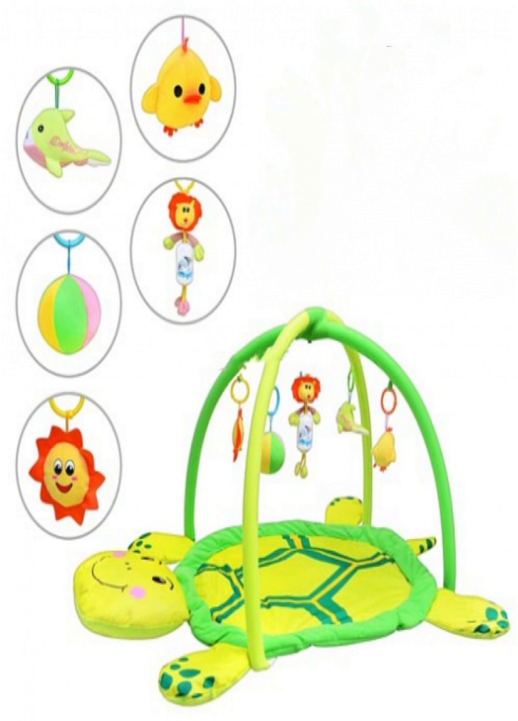 Дитячий розвиваючий килимок для немовляти м'яка черепаха (61649416) Francesco Marconi (209509500)