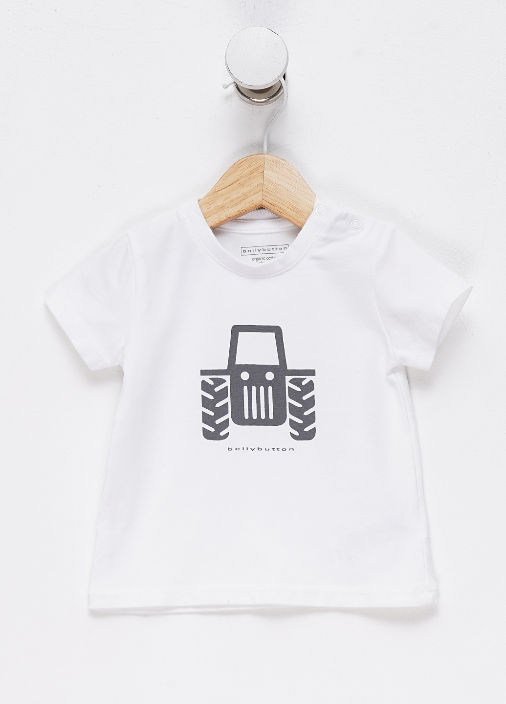 Белая летняя футболка Bellybutton