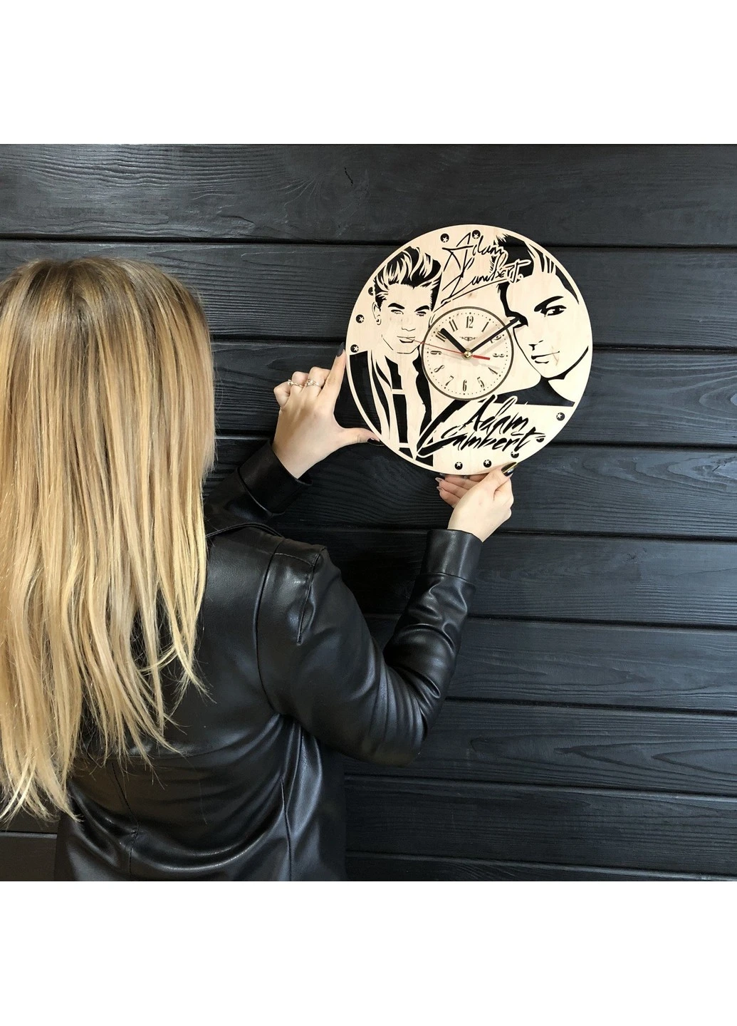 Концептуальный настінний годинник в інтер`єр «Adam Lambert» 7Arts (253566084)