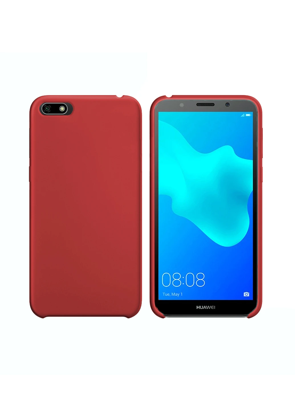 Чохол (Velvet) для Huawei Y5 2018 (червоний) Intaleo (Velvet) для Huawei Y5 2018 (красный) (131339996)